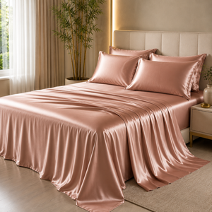 Juego de Ropa de Cama de Bambú Premium de 300 Hilos |   Sábanas Suaves, Transpirables y Refrescantes para Hoteles Boutique, Villas y Habitaciones de Huéspedes Sofisticadas - Product Image 1