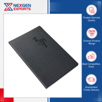 Buku Menu Lipat Hotel Kulit PU Buatan Tangan Berkualitas Luar Biasa dengan Panel Ganda, Ukuran Dapat Disesuaikan, Pilihan Desain, Kuantitas Besar
