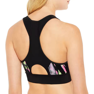 Women's Seamless Breathable Sports Bra Yoga Training Customized Logo Removable <b>Padded</b> Medium Support Lightweight Bra - Product Image 1