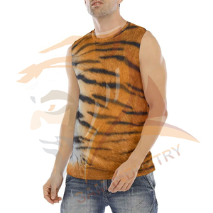 Camiseta Deportiva de Compresión para Hombre, Camiseta de Gimnasio sin Mangas de Poliéster para Correr, Camiseta de Gimnasio de Verano de Primera Calidad - Product Image 6