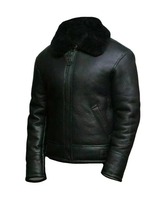 Jaket Kulit Pria Cokelat Berbulu Gaya Streetwear Kerah Bulat Musim Dingin Mewah Kualitas Premium Ukuran Besar