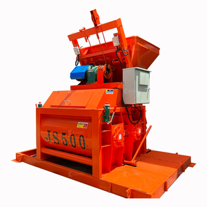 Malaxeur à ciment à double arbre avec porte de décharge pneumatique, vidage rapide, réduit le temps de cycle, augmente la production de l'usine - Product Image 1