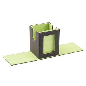 100+ Trading Card Leather Storage Box with Commander Window Display Durable Card Holder for Collectible Cards Collection - Product Image 3