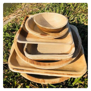 STOCK LIMITÉ! Bols en feuille de palmier Areca fabriqués à la main-Écologique et parfait pour les événements en plein air! - Product Image 6