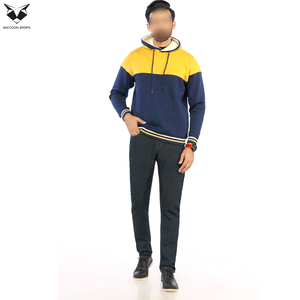 Sudadera con Capucha Azul Marino y Amarillo 2026, Estilo con Capucha, Nueva Llegada, Calidad Premium, Color Sólido, Buena Venta - Product Image 6