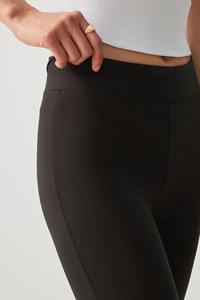 Leggings Deportivos de Cintura Alta para Mujer, al por Mayor, Personalizados, de Alta Calidad, Color Sólido, Tejidos, Transpirables, de Secado Rápido, para Yoga y Fitness - Product Image 3