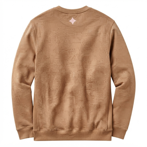 Sweat-shirt à col rond Drogen Exports pour homme, en coton épais, à manches longues, gaufré, vierge, haut de gamme, pour l'automne - Product Image 2