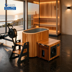 Bañera de Hielo de Cedro Rojo de Lujo con Interior de Acero Inoxidable 316, con WiFi Inteligente Ambiental, Suministro Directo <span class=keywords><strong>al</strong></span> <span class=keywords><strong>por</strong></span> <span class=keywords><strong>Mayor</strong></span> desde Alemania - Product Image 1
