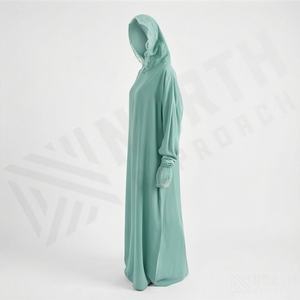 Abaya Bordada Premium de Cobertura Completa, Corte Elegante, Diseñada para Eid y Ramadán, Moda Modesta, Ropa Islámica al por Mayor - Product Image 3
