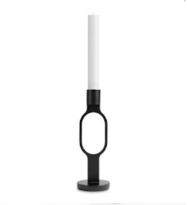 Nouveauté : Décoration de mariage, porte-bougie en aluminium nickel noir, support de bougie de table pour la décoration intérieure - Product Image 5
