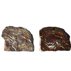 Matériaux de pierres précieuses de haute qualité, serre-livres en œil de tigre, pierre naturelle brute, minéraux, cristal pour la décoration, vente en gros - Product Image 3