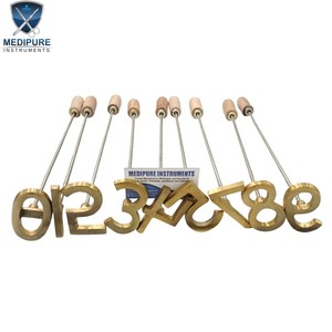 Professional Grade Branding Irons Numbers and Letters <b>Set</b> Heavy Duty Livestock Identification Veterinary Instruments - Product Image 5