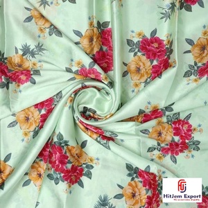 Premium Printed Japan Satin Fabric Manufacturer Custom OEM ODM Apparel Bridal Home Textile Export Factory - Product Image 1