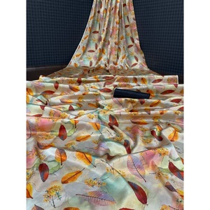 Saree งานพิมพ์ดิจิตอลเอฟเฟกต์4D ผ้าไหมนุ่มน่าดึงดูดใจ - Product Image 1