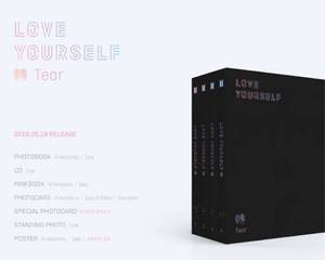 บีทีเอส เลิฟ ยัวร์เซลฟ์ ทีอาร์ (Tear) เวอร์ชั่นเคป๊อป ซีดี พลาสติกและกระดาษ ภาษาเกาหลี ทุกวัย เกาหลี - Product Image 2