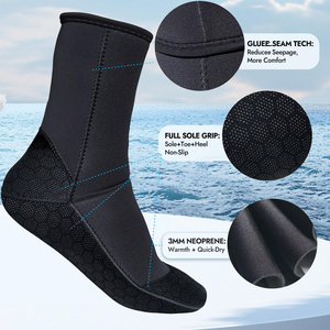 Advanced Performance Sand <b>Socks</b> Lightweight Neoprene Footwear Designed Specifically For Beach Volleyball And Training - Product Image 3