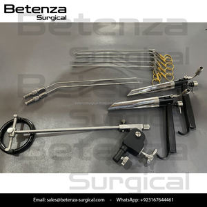 ชุดเครื่องมือส่องกล่องเสียงแบบแข็ง 10 ชิ้น แบบใช้มือ ไฟเบอร์ออปติก สำหรับศัลยกรรมหู คอ จมูก ผลิตจากเหล็กกล้าไร้สนิมเยอรมัน ได้รับการรับรองมาตรฐาน CE ขนาด 16 ซม. - Product Image 3