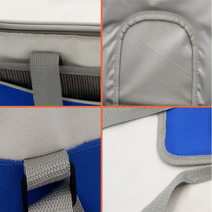 Custom Leather Insulated Lunch Box Cooler Bag for Camping Picnic and Travel Golden Supplier OEM Beer Cans Pack Food Storage - Product Image 6