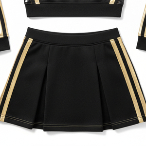 Ropa de Animadoras Más Vendida, Uniformes Personalizados con la Identidad del Equipo, Uniformes de Animadoras Sexys con Falda sin Mangas, Ropa Deportiva para Equipos - Product Image 3