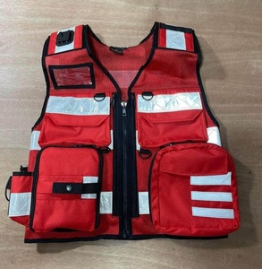 Ambulance paramédicale SÉCURITÉ Gilet médical à poches en maille robuste - Product Image 2