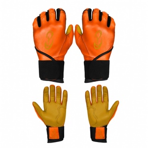 Guantes de Béisbol de Cuero para Niños, Adolescentes y Adultos, Cuatro Tallas, Personalizados, Gruesos, Acolchados, Dedos Completos, para Zurdos - Product Image 5
