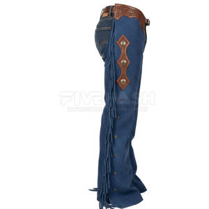 Pantalones de montar de cuero de gamuza con asiento cómodo para largas sesiones de equitación al aire libre - Product Image 4