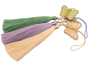 Korean Traditional Butterfly Tassel <b>Phone</b> <b>Charm</b> Hanbok Norigae Mobile <b>Phone</b> Accessory Bag <b>Charm</b> Handmade Korean Souvenir Gift - Product Image 3