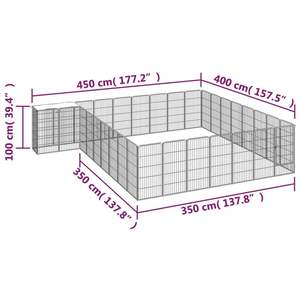 Corral Grande para Perros de Acero con Recubrimiento de Polvo Negro, Categoría de Productos: Corrales para Perros de Polietileno - Product Image 6