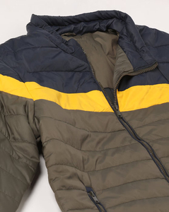 2026 New Fashion Unisex Color Blocking Hooded <b>Waterproof</b> Breathable Windproof Eco-Friendly Puffer <b>Jacket</b> Polyester Filling - Product Image 5