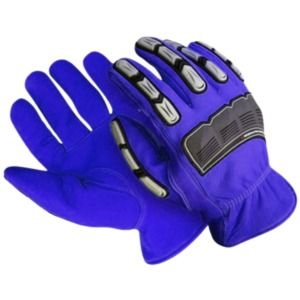 Gants tactiques en cuir à doigts entiers avec rembourrage de protection orange pour hommes, utilisation sportive en plein air - Product Image 5