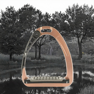 Estribos de Aluminio de Alta Calidad para Caballos, Base Ancha, Agarre de Goma Antideslizante, Diseño Ecuestre Clásico, Empaque Personalizado - Product Image 3