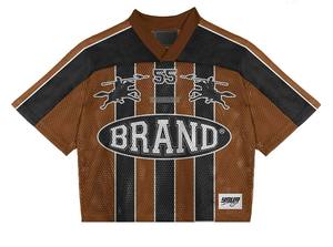 Camiseta Deportiva Personalizada de Estilo Urbano para Hombre, Camiseta Deportiva de Poliéster con Bordado y Sublimación Personalizados, Camisetas de Fútbol Americano - Product Image 5