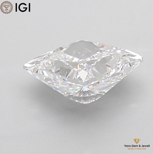 Diamant de laboratoire CVD de 3,00 carats avec certificat IGI, couleur D, clarté VVS1, taille PRINCESS, prêt pour la création de bijoux sur mesure - Product Image 3