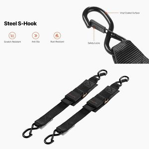 Cinghie a cricchetto retrattili per rimorchi/barche: pratiche cinghie per un fissaggio sicuro - Product Image 2