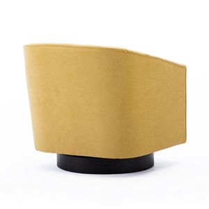 Sedia Girevole con Base in Legno Design Garland Goldenrod per Soggiorno - Product Image 3