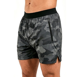 Nueva llegada, top holgado y cómodo, tela jersey premium, corte moderno, tendencias de ropa masculina, atlético, logotipo y diseño personalizados, pantalones cortos de camuflaje. - Product Image 4