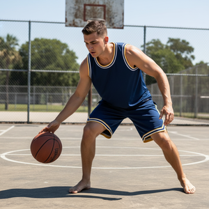 Ensemble d'uniformes de basketball personnalisés à prix raisonnable, vêtements de sport, faible MOQ, service OEM personnalisé, uniforme de basket-ball - Product Image 6