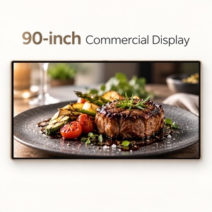 Pantalla Digital Comercial de Señalización Montada en Pared con WiFi Android de 90 Pulgadas, Pantalla de Menú, Pantalla LCD Full HD para Publicidad - Product Image 1
