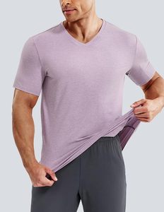 Mens <b>V</b> Neck Cotton T Shirt Short Sleeve Slim <b>Fit</b> Casualwear Soft Jersey Fabric Breathable Eco-Friendly Quick Dry 180g Summer - Product Image 3