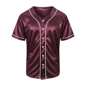 Quick Dry Full Button Mens Womens <b>Baseball</b> Shirts Jerseys Set <b>Baseball</b> Sublimation - Product Image 2