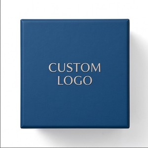 Boîte carrée rigide avec logo personnalisé, doublure en satin et ruban pour l'emballage de bijoux, montres et lunettes - Product Image 6