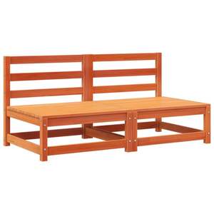 โซฟาสวนแบบโมดูลาร์ขนาดกลาง ทำจากไม้สนสีน้ำตาลขี้ผึ้ง - Product Image 2