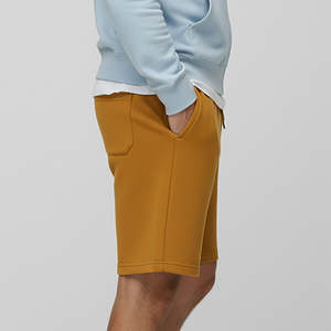 Streetwear men's shorts custom embroidered logo heavy weight 2 tone with side pockets breathable man short - Product Image 6