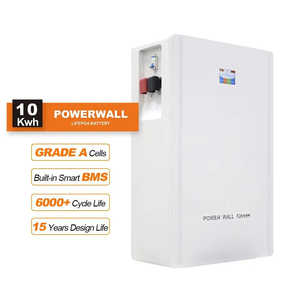 Batterie LiFePO4 5 kWh pour usage domestique, 51,2 V 100 Ah, système de stockage solaire hors réseau avec écran LCD IP65, qualité pour appareils électroménagers - Product Image 1