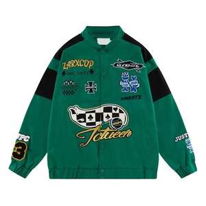 2026 New Men's Coats <b>F1</b> Racing Suit <b>Ferraris</b> Team Riding Suit Loose Casual Motorcycle Suit Winter Cotton Embroidered <b>Jacket</b> - Product Image 2