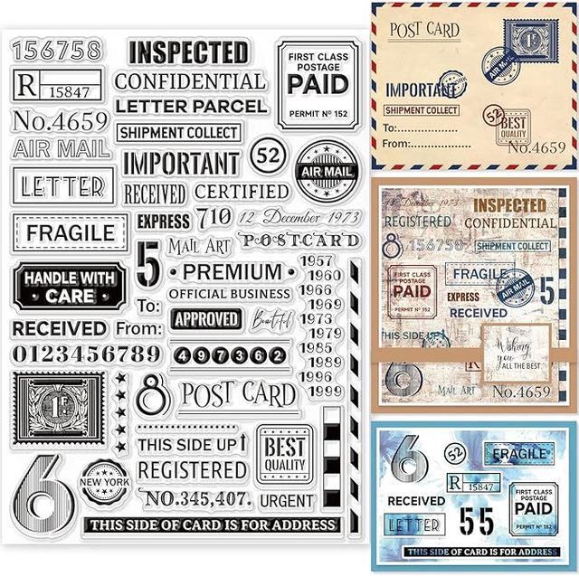 DIY Craft Decoration Clear Stamp Custom Rubber Stamp Hot Sale High Quality