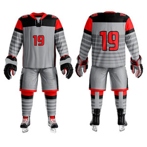 Uniforme de Hockey sobre Hielo Personalizado con Logotipo, Unisex, Nombre del Equipo Impreso Digitalmente, Venta Directa de Fábrica - Product Image 1