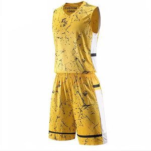 Unisex Basketball Jersey Set Blue <b>White</b> <b>V</b>-<b>Neck</b> Sleeveless Moisture Wicking Polyester Adult All Seasons Logo Sublimation Printed - Product Image 6