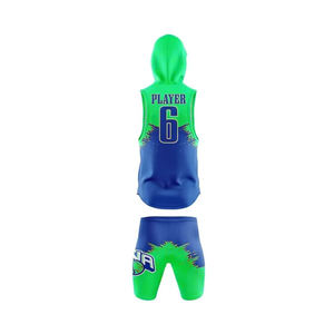 Uniforme de football américain 7 contre 7 léger, respirant, imprimé sur mesure, nouveau design, qualité supérieure, coupe ajustée, nom d'équipe personnalisé - Product Image 3