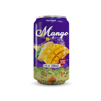 OEM/ODM Boisson de jus de purée de mangue du Vietnam avec pulpe 250ml 330ml 500ml Aluminium en conserve